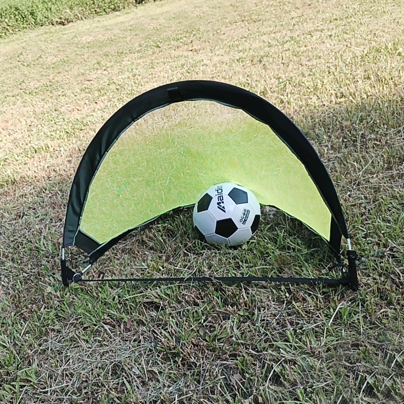 Pop Up Mini Football Goals Soccer Nets Set for Kids