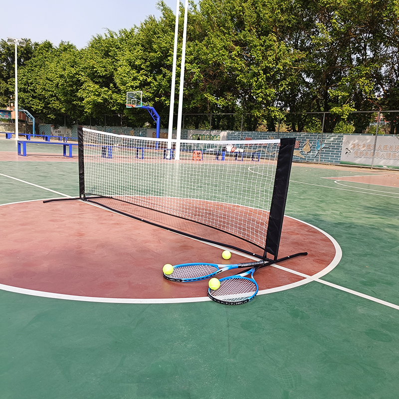 Portable Iron Frame Freestanding Volleyball Tennis Badminton Net